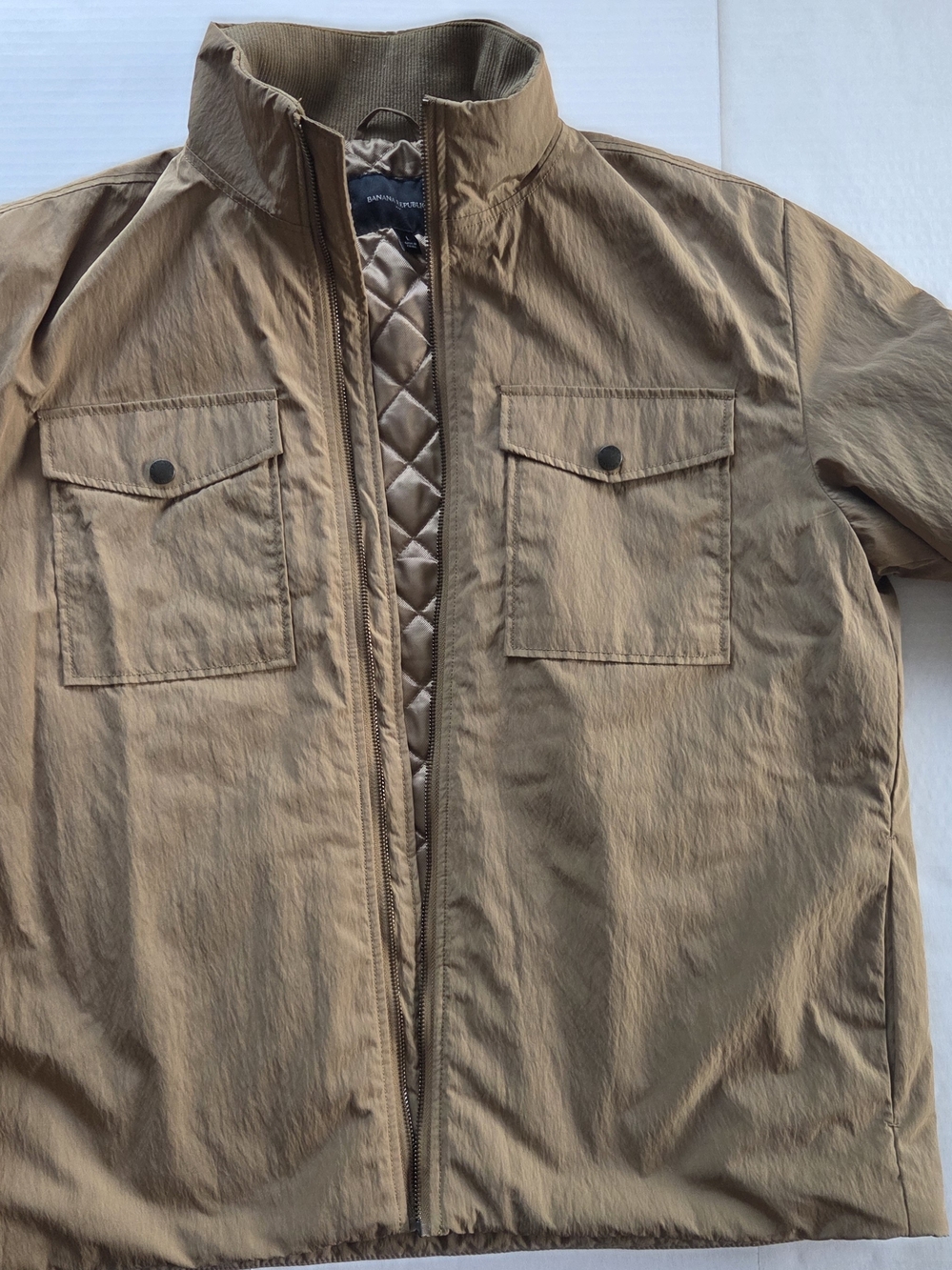 Banana Republic Men's Tan Bomber Jacket